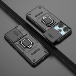 Lacné Kryty | Odolný kryt CamCover Armor čierny – Xiaomi Redmi 13 | Lacné Kryty