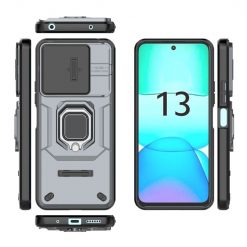Lacné Kryty | Odolný kryt CamCover Armor sivý – Xiaomi Redmi 13 | Lacné Kryty