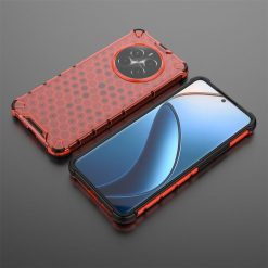 Odolný kryt Honeycomb Armor červený – Realme 12+ (12 Plus) | Lacné Kryty Lacné Kryty | Odolný kryt Honeycomb Armor červený – Realme 12+ (12 Plus) | Lacné Kryty