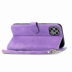 Peňaženkové puzdro Embossing Pattern Leaf case fialové – T Phone 2 Pro | Lacné Kryty Lacné Kryty | Peňaženkové puzdro Embossing Pattern Leaf case fialové – T Phone 2 Pro | Lacné Kryty