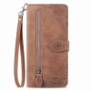 Lacné Kryty | Peňaženkové puzdro Heart zip case čierne – T Phone 2 Pro | Lacné Kryty