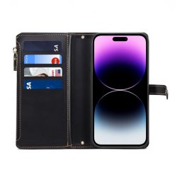 Peňaženkové puzdro Eseble Star Wallet case čierne – Motorola Edge 50 Fusion | Lacné Kryty Lacné Kryty | Peňaženkové puzdro Eseble Star Wallet case čierne – Motorola Edge 50 Fusion | Lacné Kryty