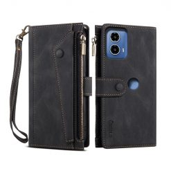 Peňaženkové puzdro Eseble Zip Wallet case čierne – Motorola Edge 50 Fusion | Lacné Kryty Lacné Kryty | Peňaženkové puzdro Eseble Zip Wallet case čierne – Motorola Edge 50 Fusion | Lacné Kryty