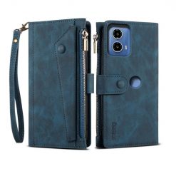 Peňaženkové puzdro Eseble Zip Wallet case zelené – Motorola Edge 50 Fusion | Lacné Kryty Lacné Kryty | Peňaženkové puzdro Eseble Zip Wallet case zelené – Motorola Edge 50 Fusion | Lacné Kryty