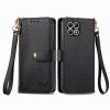 Lacné Kryty | Peňaženkové puzdro Heart zip case hnedé – T Phone 2 Pro | Lacné Kryty