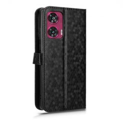 Peňaženkové puzdro Honeycomb Dot Texture Case čierne – Motorola Edge 50 Fusion | Lacné Kryty Lacné Kryty | Peňaženkové puzdro Honeycomb Dot Texture Case čierne – Motorola Edge 50 Fusion | Lacné Kryty
