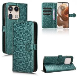 Peňaženkové puzdro Honeycomb Dot Texture Case zelené – Motorola Edge 50 Ultra | Lacné Kryty Lacné Kryty | Peňaženkové puzdro Honeycomb Dot Texture Case zelené – Motorola Edge 50 Ultra | Lacné Kryty