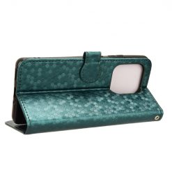 Peňaženkové puzdro Honeycomb Dot Texture Case zelené – Motorola Edge 50 Ultra | Lacné Kryty Lacné Kryty | Peňaženkové puzdro Honeycomb Dot Texture Case zelené – Motorola Edge 50 Ultra | Lacné Kryty