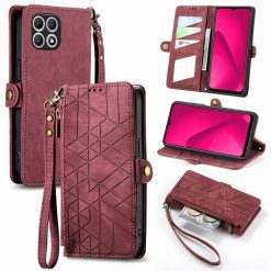 Lacné Kryty | Peňaženkové puzdro Purse case červené – T Phone 2 Pro | Lacné Kryty