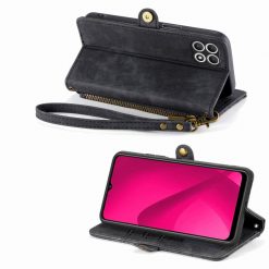 Lacné Kryty | Peňaženkové puzdro Purse case čierne – T Phone 2 | Lacné Kryty