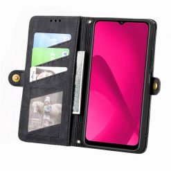 Lacné Kryty | Peňaženkové puzdro Purse case čierne – T Phone 2 Pro | Lacné Kryty