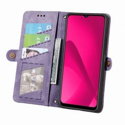 Peňaženkové puzdro Purse case fialové – T Phone 2 Pro | Lacné Kryty Lacné Kryty | Peňaženkové puzdro Purse case fialové – T Phone 2 Pro | Lacné Kryty
