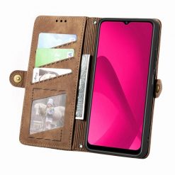 Peňaženkové puzdro Purse case hnedé – T Phone 2 Pro | Lacné Kryty Lacné Kryty | Peňaženkové puzdro Purse case hnedé – T Phone 2 Pro | Lacné Kryty
