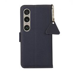Lacné Kryty | Peňaženkové puzdro RFID Leather case modré – Sony Xperia 1 VI | Lacné Kryty