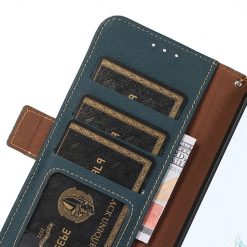 Lacné Kryty | Peňaženkové puzdro RFID Leather case zelené – Sony Xperia 1 VI | Lacné Kryty