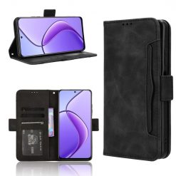 Lacné Kryty | Peňaženkové puzdro Slots case čierne – Realme 12 / 12X | Lacné Kryty