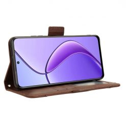 Lacné Kryty | Peňaženkové puzdro Slots case hnedé – Realme 12 / 12X | Lacné Kryty