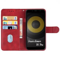 Lacné Kryty | Peňaženkové puzdro Splendid case červené – Ulefone Power Armor 16 Pro | Lacné Kryty