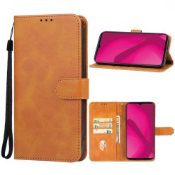 Lacné Kryty | Peňaženkové puzdro Splendid case hnedé – T Phone 2 | Lacné Kryty