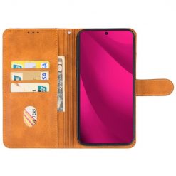 Lacné Kryty | Peňaženkové puzdro Splendid case hnedé – T Phone 2 Pro | Lacné Kryty