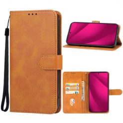 Lacné Kryty | Peňaženkové puzdro Splendid case hnedé – T Phone 2 Pro | Lacné Kryty