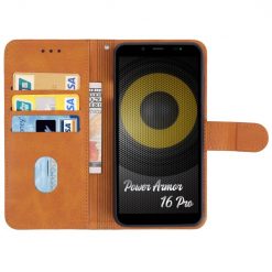 Lacné Kryty | Peňaženkové puzdro Splendid case hnedé – Ulefone Power Armor 16 Pro | Lacné Kryty