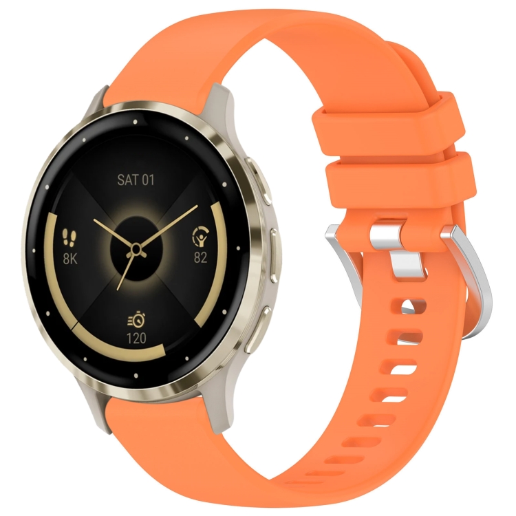 Remienok Solid Wristband oranžový pre Garmin Venu 3S