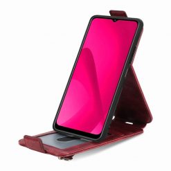 Vyklápacie puzdro Vertical flip Wallet case červené – T Phone 2 Pro | Lacné Kryty Lacné Kryty | Vyklápacie puzdro Vertical flip Wallet case červené – T Phone 2 Pro | Lacné Kryty