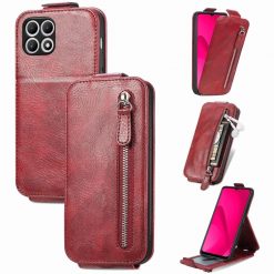 Vyklápacie puzdro Vertical flip Wallet case červené – T Phone 2 Pro | Lacné Kryty Lacné Kryty | Vyklápacie puzdro Vertical flip Wallet case červené – T Phone 2 Pro | Lacné Kryty