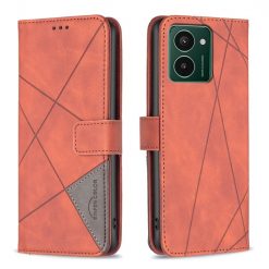 Knižkové puzdro Rhombus hnedé – HMD Pulse / Pulse+ / Pulse Pro | Lacné Kryty Lacné Kryty | Knižkové puzdro Rhombus hnedé – HMD Pulse / Pulse+ / Pulse Pro | Lacné Kryty