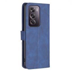 Lacné Kryty | Knižkové puzdro Rhombus modré – Oppo Reno 12 Pro | Lacné Kryty