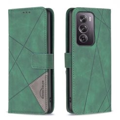 Knižkové puzdro Rhombus zelené – Oppo Reno 12 Pro | Lacné Kryty Lacné Kryty | Knižkové puzdro Rhombus zelené – Oppo Reno 12 Pro | Lacné Kryty