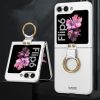 Lacné Kryty | Kryt GKK Fashion Ring case zelený – Samsung Galaxy Z Flip 6 / Z Flip 7 FE | Lacné Kryty
