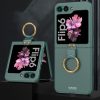 Lacné Kryty | Kryt GKK Fashion Ring case fialový – Samsung Galaxy Z Flip 6 / Z Flip 7 FE | Lacné Kryty