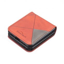Kryt Rhombus hnedý – Samsung Galaxy Z Flip 6 / Z Flip 7 FE | Lacné Kryty Lacné Kryty | Kryt Rhombus hnedý – Samsung Galaxy Z Flip 6 / Z Flip 7 FE | Lacné Kryty