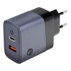 Nabíjačka do siete Forcell USB-C a USB-A 4A 45W Power Delivery + Quick Charge 4.0 sivá | Lacné Kryty Lacné Kryty | Nabíjačka do siete Forcell USB-C a USB-A 4A 45W Power Delivery + Quick Charge 4.0 sivá | Lacné Kryty