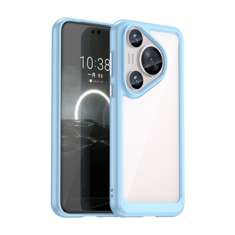 Ochranný kryt Colorful Acrylic case modrý – Huawei Pura 70 Pro