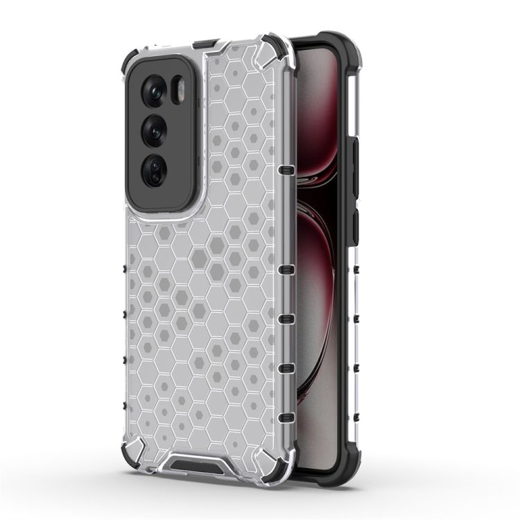 Odolný kryt Honeycomb Armor transparentný – Oppo Reno 12 Pro