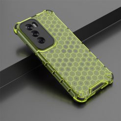 Lacné Kryty | Odolný kryt Honeycomb Armor zelený – Oppo Reno 12 | Lacné Kryty