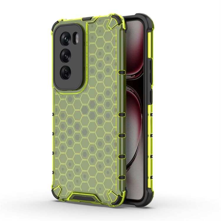 Odolný kryt Honeycomb Armor zelený – Oppo Reno 12 Pro