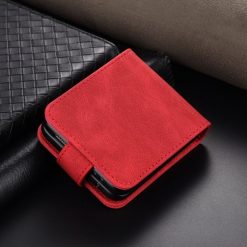 Lacné Kryty | Peňaženkové puzdro AZNS Dream červené – Samsung Galaxy Z Flip 6 / Z Flip 7 FE | Lacné Kryty