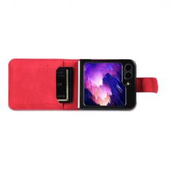 Lacné Kryty | Peňaženkové puzdro AZNS Dream červené – Samsung Galaxy Z Flip 6 / Z Flip 7 FE | Lacné Kryty