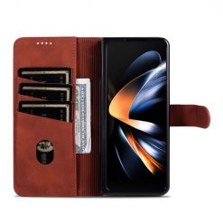 Lacné Kryty | Peňaženkové puzdro AZNS Dream hnedé – Samsung Galaxy Z Fold 6 | Lacné Kryty