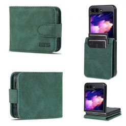 Peňaženkové puzdro AZNS Dream zelené – Samsung Galaxy Z Flip 6 / Z Flip 7 FE | Lacné Kryty Lacné Kryty | Peňaženkové puzdro AZNS Dream zelené – Samsung Galaxy Z Flip 6 / Z Flip 7 FE | Lacné Kryty