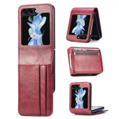 Peňaženkové puzdro Storm Leather case červené – Samsung Galaxy Z Flip 6 / Z Flip 7 FE | Lacné Kryty Lacné Kryty | Peňaženkové puzdro Storm Leather case červené – Samsung Galaxy Z Flip 6 / Z Flip 7 FE | Lacné Kryty