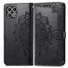 Lacné Kryty | Peňaženkové puzdro Embossing Pattern Mandala Flower zelené – T Phone 2 | Lacné Kryty