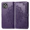 Lacné Kryty | Peňaženkové puzdro Embossing Pattern Mandala Flower modré – T Phone 2 | Lacné Kryty