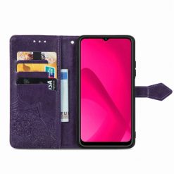 Peňaženkové puzdro Embossing Pattern Mandala Flower fialové – T Phone 2 Pro | Lacné Kryty Lacné Kryty | Peňaženkové puzdro Embossing Pattern Mandala Flower fialové – T Phone 2 Pro | Lacné Kryty