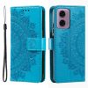 Lacné Kryty | Peňaženkové puzdro Embossing Pattern Mandala Flower hnedé – Motorola Moto G85 5G | Lacné Kryty