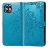 Lacné Kryty | Peňaženkové puzdro Embossing Pattern Mandala Flower čierne – T Phone 2 | Lacné Kryty
